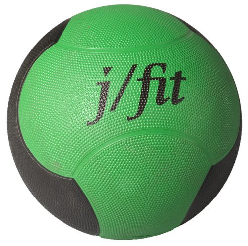 j/fit 12lb premium rubberized medicine ball