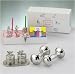 Baby : Pewter Birthday Candleholders - 6 Circus Characters : Pink