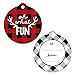 Big Dot of Happiness Prancing Plaid - Christmas and Holiday Buffalo Plaid to and from Favor Gift Tags (Set of 20)