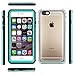 iPhone 6 Plus Waterproof Case,Eonfine iPhone 6s Plus Case Clear Protective Case IP68 Certified With Touch ID Built-in Screen Protector Heavy Duty Shockproof Case Skin for iPhone 6/6s Plus Teal