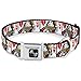 Buckle-Down Seatbelt Buckle Dog Collar - Queen of Broken Hearts - 1