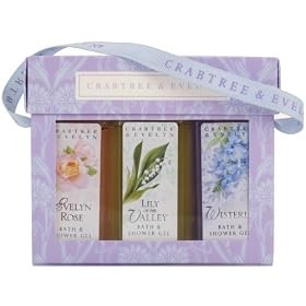 Crabtree & Evelyn English Floral Gel Sampler Gift Set - 50ml Miniatures