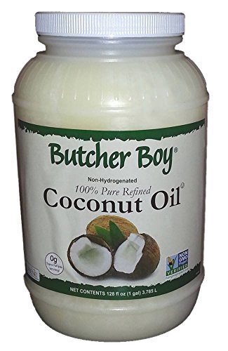 Butcher Boy 76°f 100% Pure Refined Coconut Oil 1 Gallon