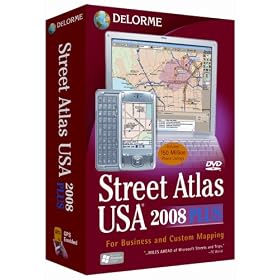 Delorme Street Atlas USA 2008 Plus [Old Version] by DeLorme US Software