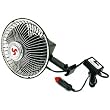 6" Oscillating Car Fan Automotive Boat Mobile Home 12V