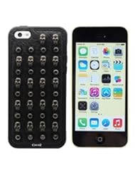 Cocoz? Iphone 5c Case At&t Metal Rivets Punk Style Skull Design Fashion Design Pu+silicone --P004