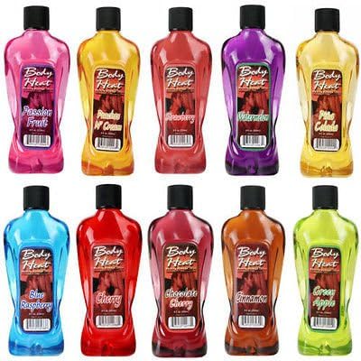 1 of Flavored Edible Warming Massage Oil Sexual Enhancer Lubricants 8 OZ (1 Flavors of your choice from 10)
