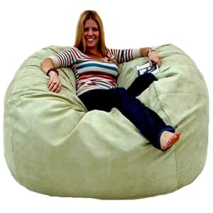 5-feet Sage Cozy Sac Bean Bag Chair Love Seat