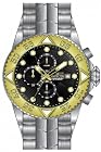 PRO DIVER BLACK GOLD DIAL QTZ 3H SS