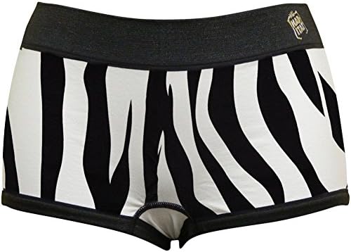 Wild Habitat Women's Zebra Pattern Boy Shorts