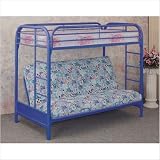 Wildon Home 2250K Elsie Twin/Futon Bunk Bed in Black