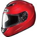 HJC Metallic Men's CS-R2 Street Motorcycle Helmet - Candy Red / X-Large
