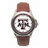 Texas A&M Aggies Mens NCAA Rookie Watch (Leather Band)
