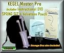 Satin Drawstring Pouch Personal Lubricant included - KEGELMASTER 2000 Advanced Pro Pack for Women has the Instructional DVD and Genuine Female Kegel Master Pelvic Floor Muscle Trainer Exerciser with Spring Set