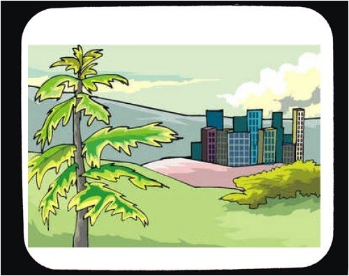 Mouse Pad with buildings, tree, Michigan, cityscape, structure, downtown, park, Detroit