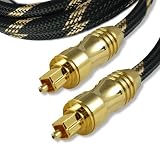 from Akord 2M TOSLINK Gold Plated High Resolution Professional Digital Optical TOSlink Cable - 24K Gold Casing. Suitable for Blu-Ray, DTS, Dolby Surround, DVD, PC, PS3, XBOX etc.