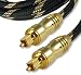 from Akord 2M TOSLINK Gold Plated High Resolution Professional Digital Optical TOSlink Cable - 24K Gold Casing. Suitable for Blu-Ray, DTS, Dolby Surround, DVD, PC, PS3, XBOX etc.