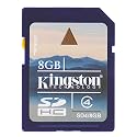 Retail Packing Kingston Class 4 SDHC High Secure Digital SD Memory Card - 8GB (SD4/8GB) for Canon PowerShot SD1000 SD40 SD750 SD800 SD850 SD870 IS SD900 SD950IS SX100 TX1, Panasonic Lumix DMC-FX07 FX10 FX100 FX12 FX3 FX30 FX33 FX50 FX55 FZ18 FZ50 FZ50 FZ8 L1 L10 LS60 LS70 LS75 LX2 LZ2 LZ6 LZ7 TZ2 TZ3, Nikon Coolpix L10 L11 L12 L14 L15 P50 P5000 P5100 S200 S50 S500 S51 S510 S51c S700, Casio EXILIM EX-S770 EX-S880 EX-V7SR EX-V8SR EX-Z1050 EX-1080 EX-Z65 EX-Z75 EX-Z77 Digital Camera