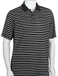 Reebok Men's Short Sleeve Ray Playdry Striped Polo