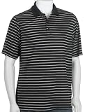 Reebok Mens Short Sleeve Ray Playdry Striped Polo