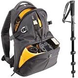 Kata-Manfrotto KT DR-465-MP Digital Rucksack Promotional Bundle with Free Manfrotto 790B Modo Monopod (Black)