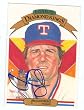 Jim Sundberg autographed baseball card (Texas Rangers) 1983 Donruss Diamond King Baseball Card #7
