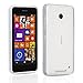 Fosmon Nokia Lumia 630, Nokial Lumia 635 SLIM-Fit Case [DURA FRO] Flexible TPU Cover - Retail Packaging (Clear)