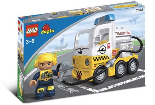 Lego Preschool Duplo Jet Fuel Truck (7842)