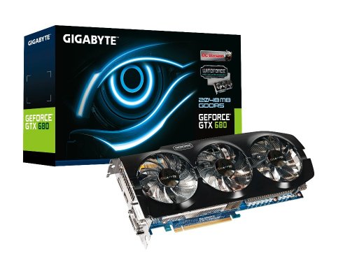 Gigabyte GeForce GTX 680 OC 2 GB GDDR5 DVI-I/DVI-D/HDMI/Display port PCI-Express 3.0 Graphics Card (GV-N680OC-2GD)