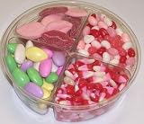 Scott's Cakes 4-Pack Cupid Corn, Smoochie Lips, Valentine Jelly Beans, & Chocolate Jordan Almonds