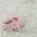 Leegoal Baby Girl Lace Trim Lace-up Prewalker Non-slip Shoes,Pink