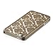 GreatShield TACT Series Design Pattern Rubber Coating Ultra Slim Fit Hard Case Cover for Apple iPhone 5 / 5S (Damask - Gold)