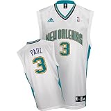 Chris Paul Jersey: adidas White Replica #3 New Orleans Hornets Jersey