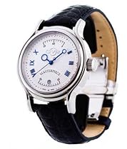 GV2 by Gevril Men's Masterpiece Automatic Stainless Steel Leather Strap Watch #4141L
