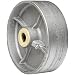 EZ Roll WEZ-0620-STR 6" Diameter Semi-Steel Roller Bearing Wheel, 1200 lbs Load Capacity