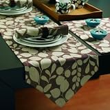 Equinox Jacquard Natural 13x72 Table Runner