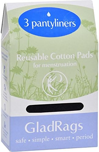 2Pack! Gladrags Color Pantyliner Regular Cotton - 3 Pack