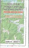 Sequoia & Kings Canyon National parks recreation map