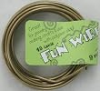 Fun Wire 18 Gauge Coil - Icy Gold