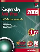 Kaspersky Anti-Virus 2009 (1 Poste /1 An)