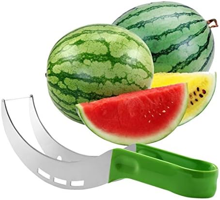 Flsp® Watermelon Slicer &amp; Corer Stainless Steel Tool Utensils Slice Fruit Knife Fastest Cutter Multi-purpose and Ideal Smart Kitchen Gadget