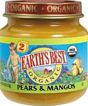 Earth's Best Organic 2nd Pears & Mangos, 4 Ounce Jars (Pack of 12)
From Earth's Best
