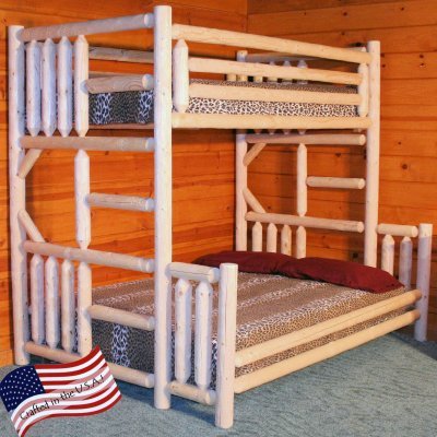 Lakeland Mills Rustic Twin Bunk Bed