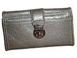 Liz Claiborne Checkbook Wallet Fashionista Flats Boxed Available in Silver & Bronze