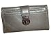 Liz Claiborne Checkbook Wallet Fashionista Flats Boxed Available in Silver & Bronze