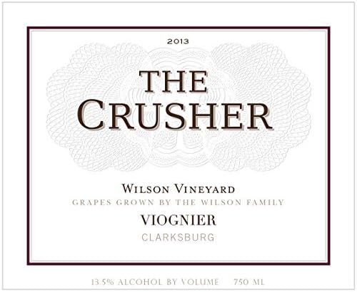 2013 The Crusher Viognier 750 mL Wine