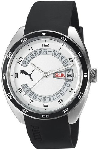 PUMA BLACK WHITE MENS WATCH PU102521002