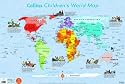 Collins Children's World Map: with FREE stickers