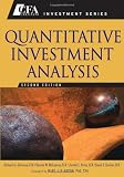 By Richard A. DeFusco CFA, Dennis W. McLeavey CFA, Jerald E. Pinto CFA, David E. Runkle CFA: Quantitative Investment Analysis (CFA Institute Investment Series) Second (2nd) Edition