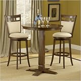 Dynamic Designs Gathering Table in Cherry Finish with Jefferson Swivel Bar  ....